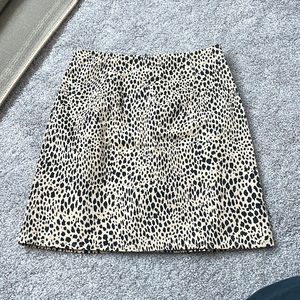 Brandy Melville Leopard print mini skirt